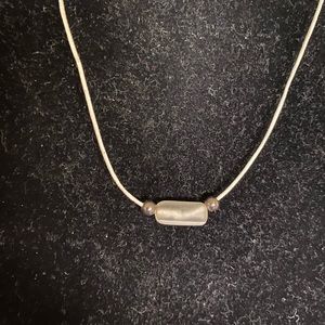 Beach glass necklace